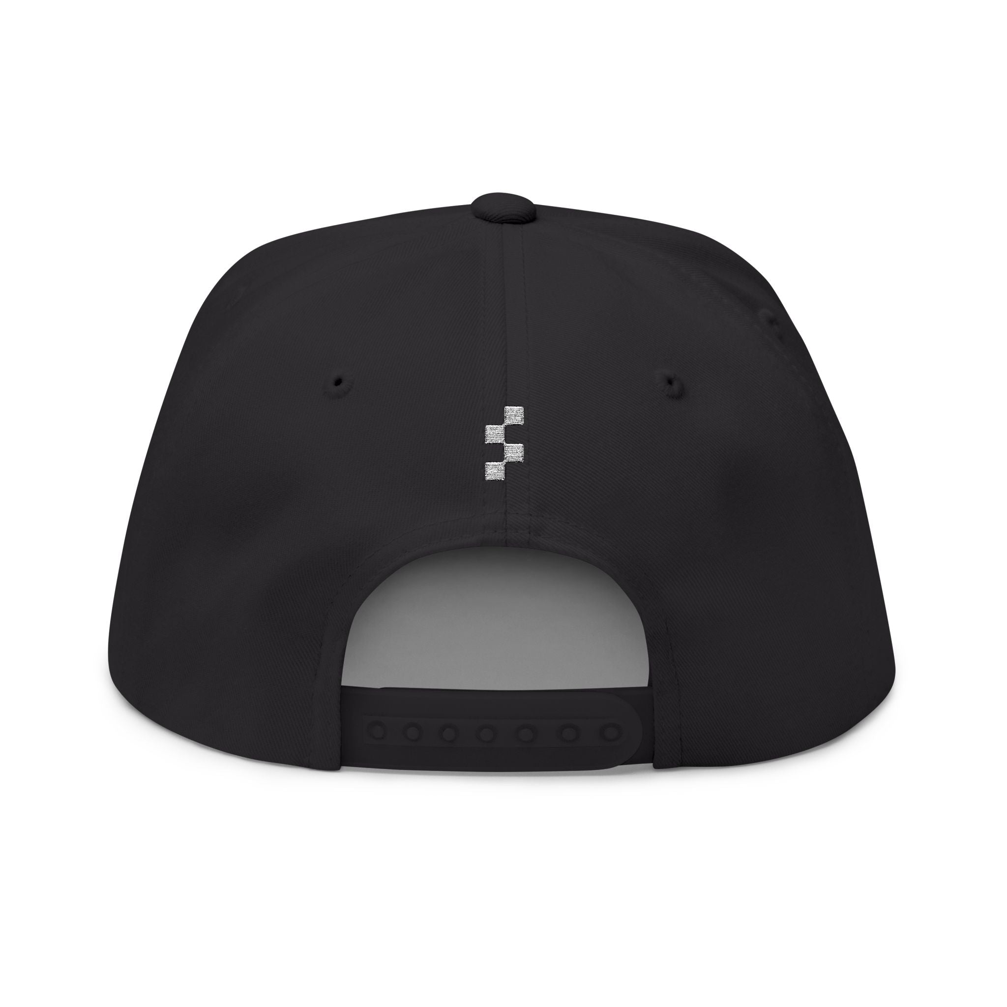 HUMAN Flat Bill Cap Minimalist Snapback
