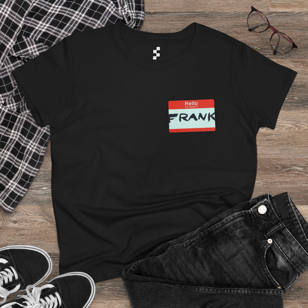 Frank Name Tag T-Shirt (Womens)